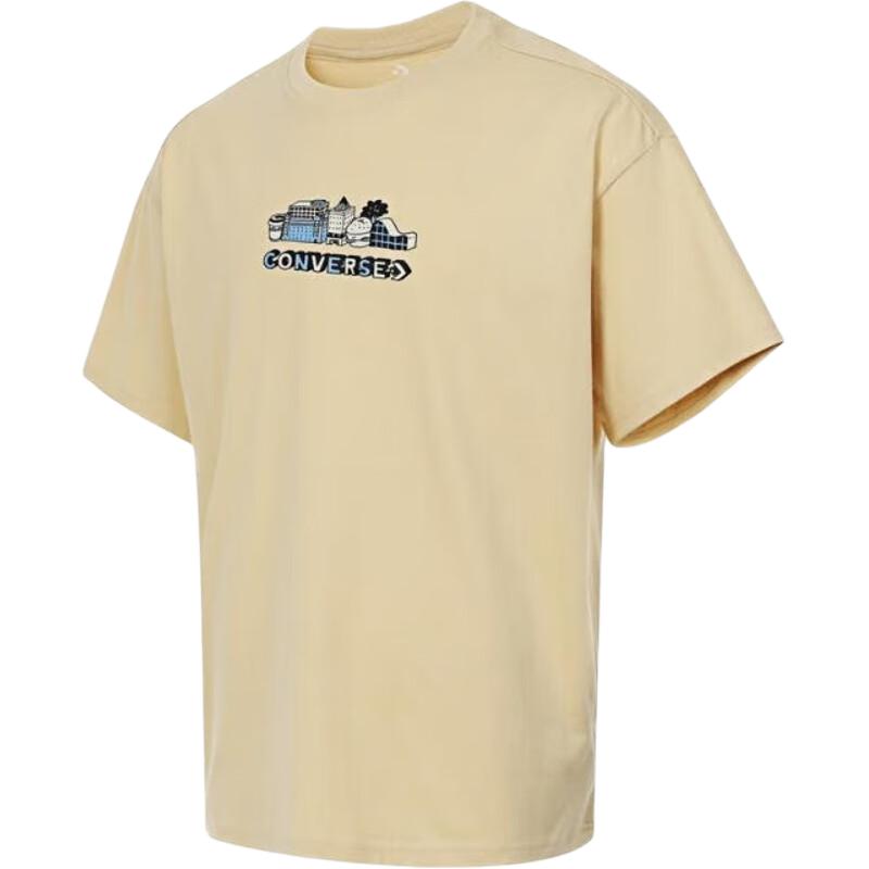 

New Converse Chuck Taylor SEASONAL T Shirt Men s Khaki 10026155-A02 XL