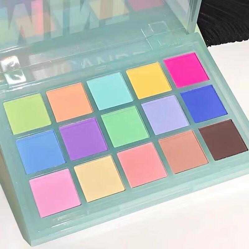 Dikalu Midsummer Macaron 15-Color Matte Eyeshadow Palette