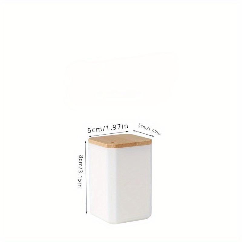 1pc Modern Toothpick Holder - Portable & Stylish Square Design, Durable Plastic Toothpick Dispenser with Easy-Access Slot for Kitchen, Living Room