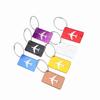 7pcs/set Aluminium Alloy Travel Luggage Bag Tags Identifier Tags Travel Labels Accessories