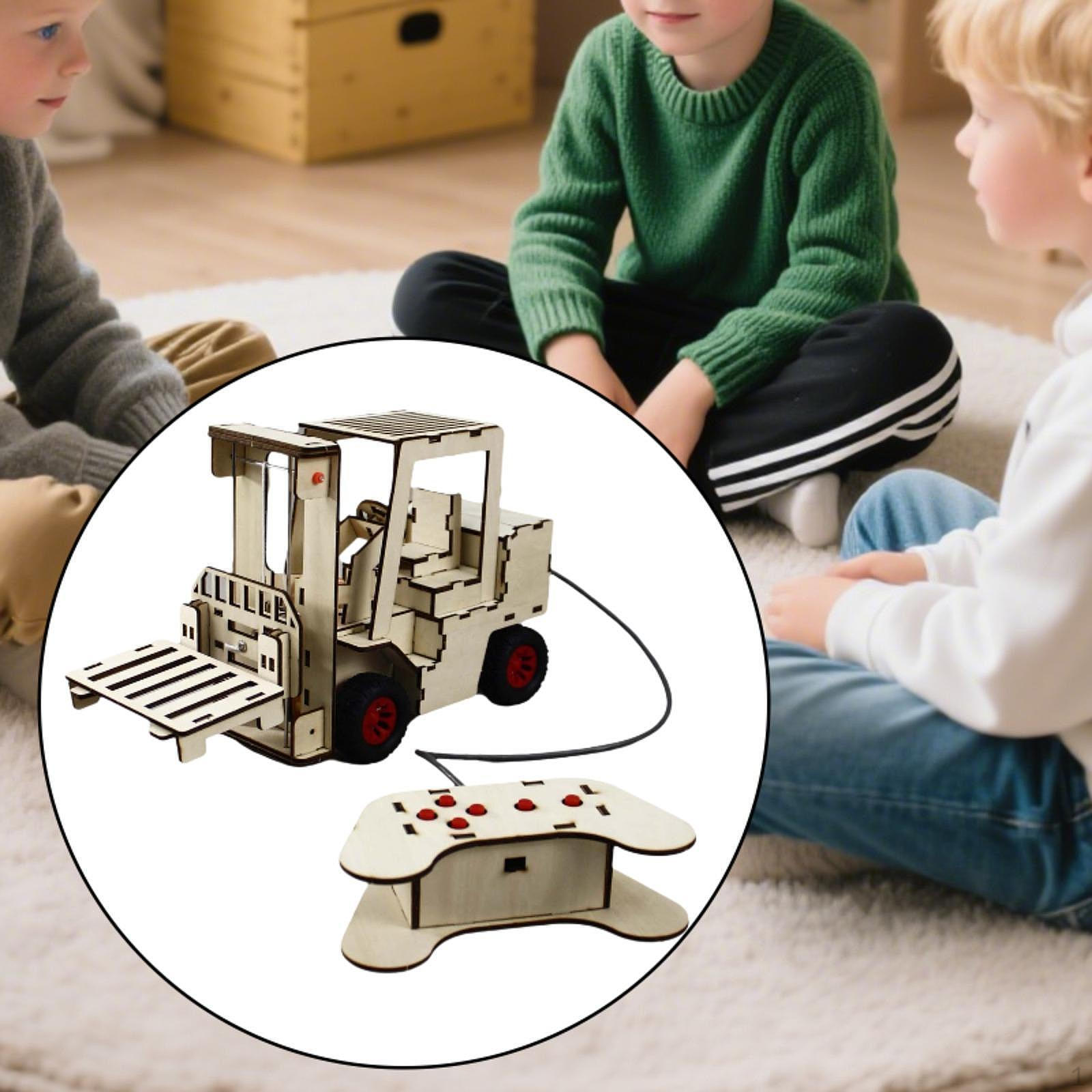 

Technology Small Production Science Experiment Kits, Remote Controlled Forklift, DIY Educational