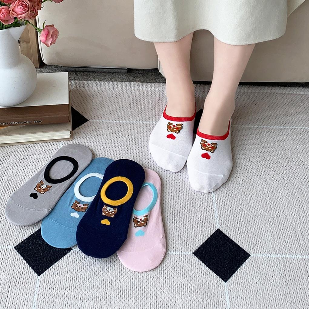Women's Colorblock Chiba Socks/Fake Socks 6 Pairs