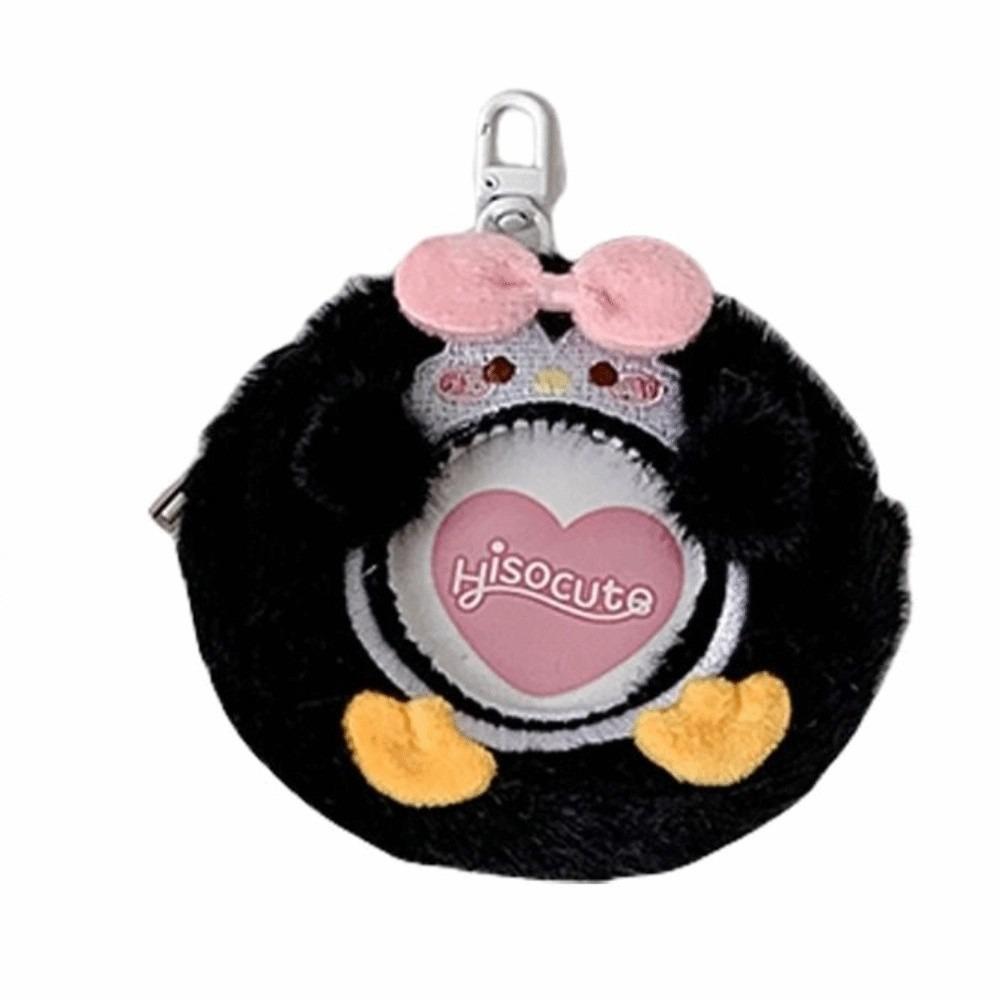 Plush Badge Ita Bag Cartoon Photo Storage Bag Mini Badge Holder Bag  for  Bluetooth Headset