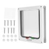 Pet Door Multiple Lock Modes Detachable Easy To Install Pet Gate Suitable for Cats Dogs