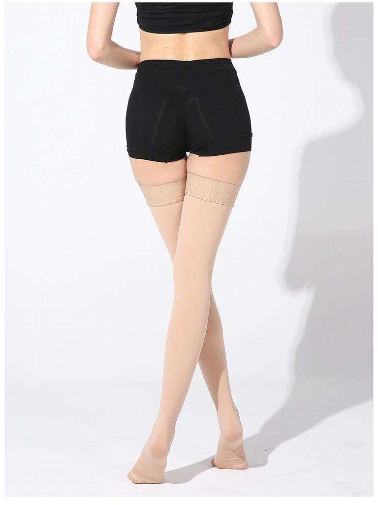 Non-Slip Over-the-Knee Compression Sports Stockings with Silicone Grip