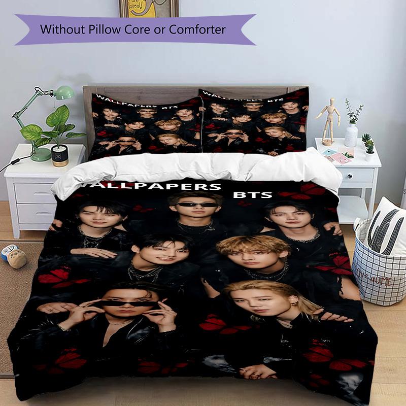 Butterfly Dreams Collective Print 3Pcs Bedding Set,Duvet Cover with 2 Bedro,Pillowcase Home Birthday Gift