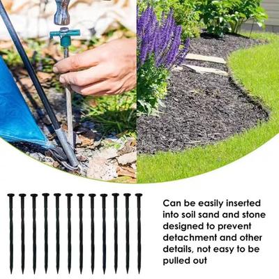 Spiral-shape Edging Piles Multipurpose Landscape Edging Stakes For Courtyard