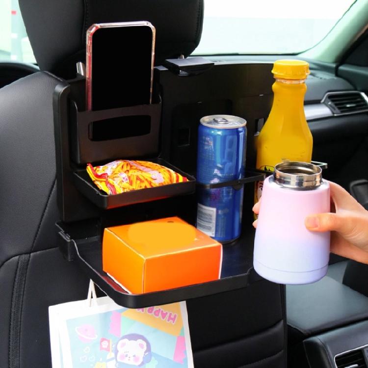 Folding Universal Car Bracket for Food Tray Drink Holder Phone Holder Storage Box