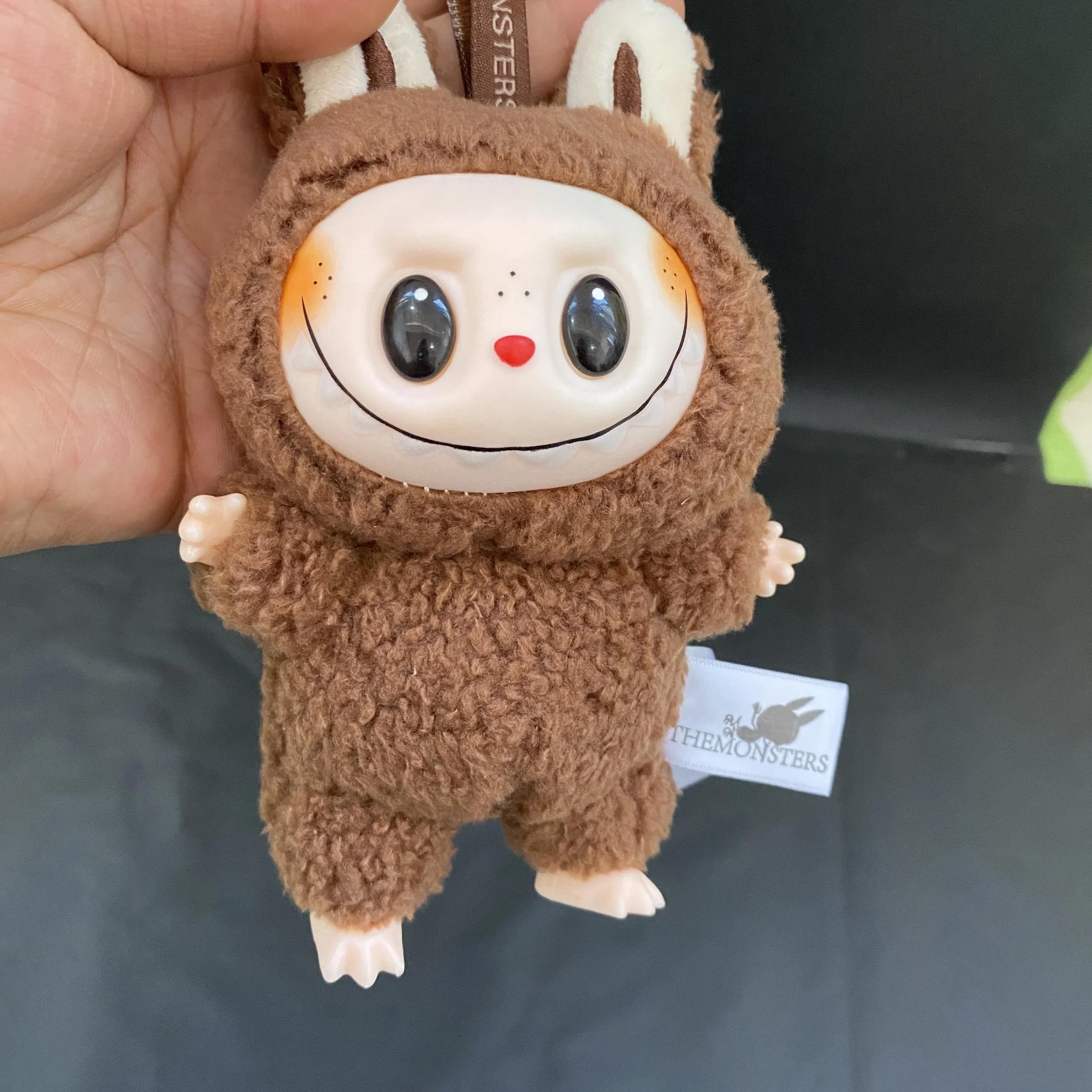 

Плюшевая игрушка Labubu The Monsters Heartbeat Macaron Enamel Face Милый рюкзак Подвеска Украшение Плюшевая кукла Одежда Брелок Подарки