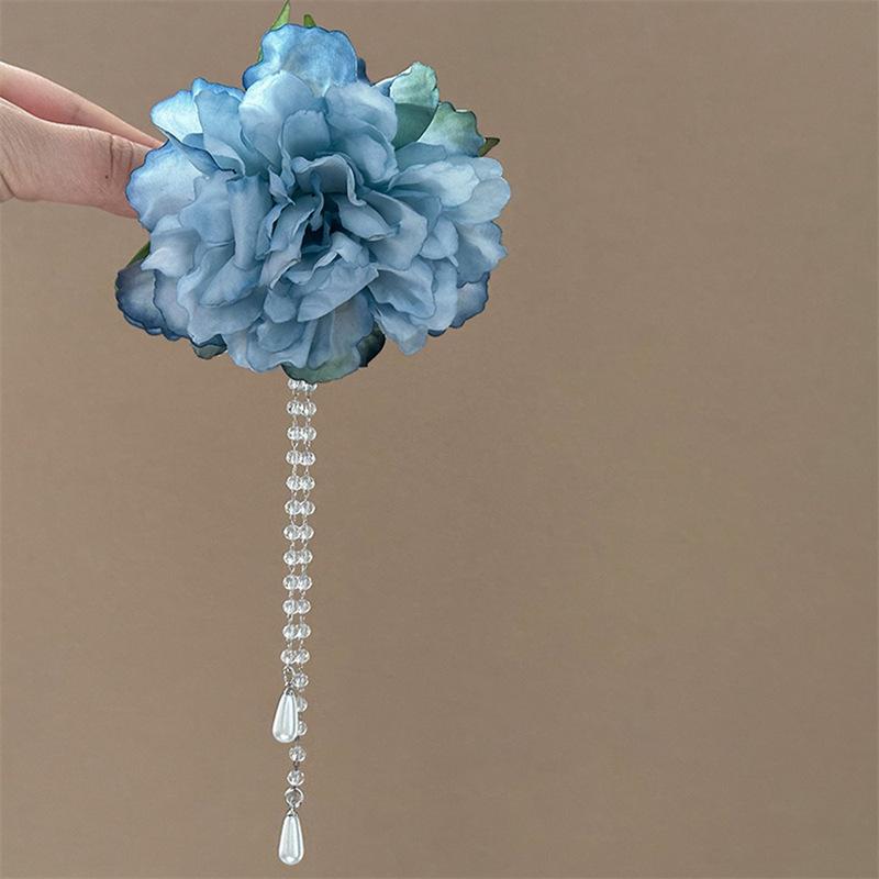 Holiday wind egg flower other side flower grab clip sweet girl bangs side hairpin bohemian hair accessories