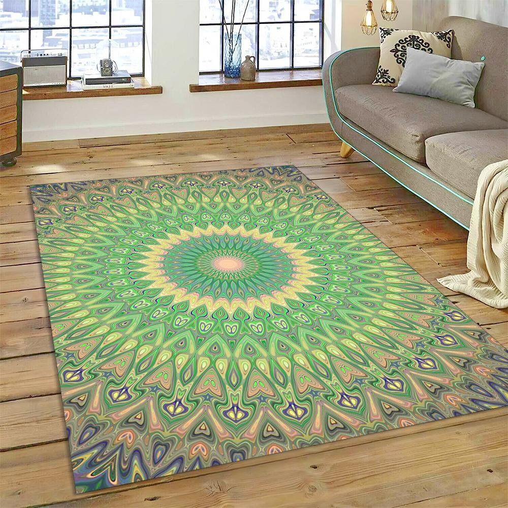 Bohemia Meditation Mandala  Flower Carpet Rug for Home Living Room Bedroom Sofa Doormat Deco Mat
