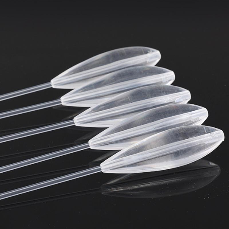 5Pcs Acrylic Fishing Float Clear Sinking Casting Bobbers Bombarda Sinking Fishing Spinning Float Fishing Bobbers