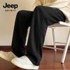 JEEP SPIRIT Unisex Wide-Leg Knit Casual Pants