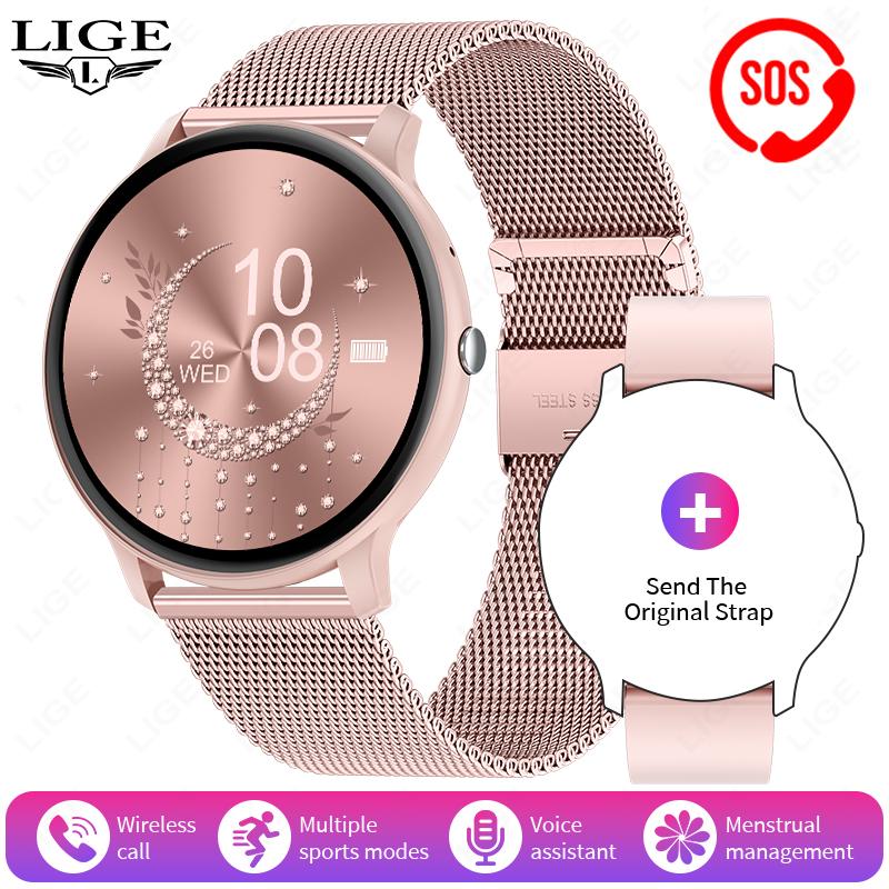 Bluetooth Call Smart Watch 1.39" Women Custom Dial Watches Men Sport Fitness Tracker Heart Rate Smartwatch For Android IOS