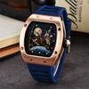 2025 New Barrel-shaped Space Astronaut Luminous Hollow Tourbillon Fashion Men's Quartz Watch