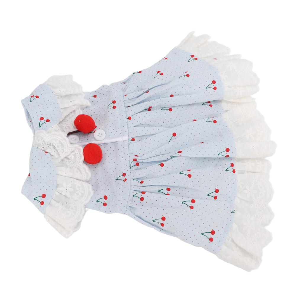 Rabbit Pet Clothes Little Pet Cherry Dress Pet Cherry Skirt for Rabbits Chinchillas Little Fragrant Pigs