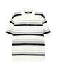 COVERNAT Multi-Stripe Half Knit Ivory