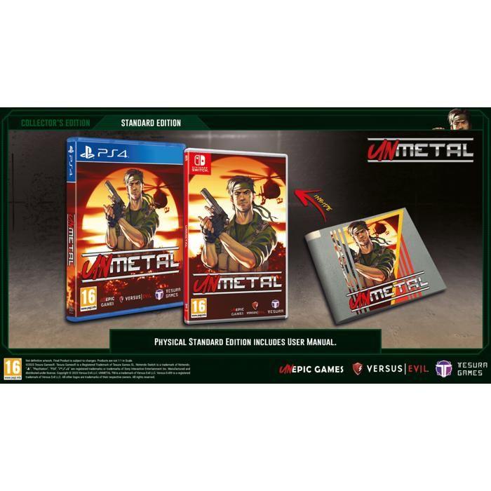 Jeu PS4 - Unmetal - Action - PEGI 7+ - Évasion Humoristique - Arsenal Classique