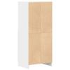Vidaxl Kitchen Cabinet, White 57X41.5X131.5 Cm Wood-Based Material