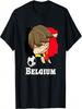 Belgian Football Player Dabbing Soccer Jersey Kids Unisex Youth T-Shirt