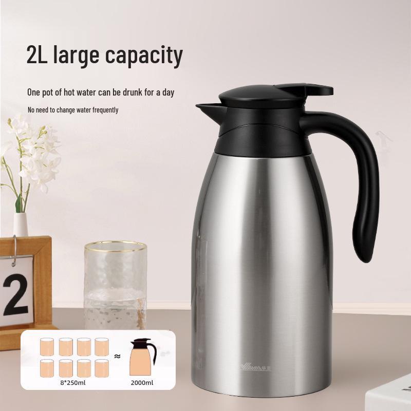 304 Stainless Steel Large Capacity Thermal Flask for Home and Office - Long-lasting Heat Retention