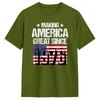 Unisexs TShirts Making America Great Since 1976 Casual Pure Cotton Tee Shirt Short Sleeve  T Shirts O Neck Tops Plus Size