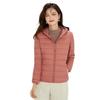 Tri-polar Women's Short Hooded Down Jacket
