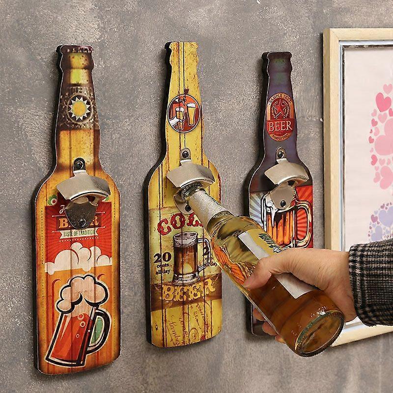 Creative Bottle Opener Restaurant Wall-Mounted Bottle Opener