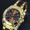 Salvatore Marra Chronograph Acetate Combination 20th Anniversary Limited Brand Watch Gold Brown [Salvatore Marra] Men's Watch, Strap, Edition,