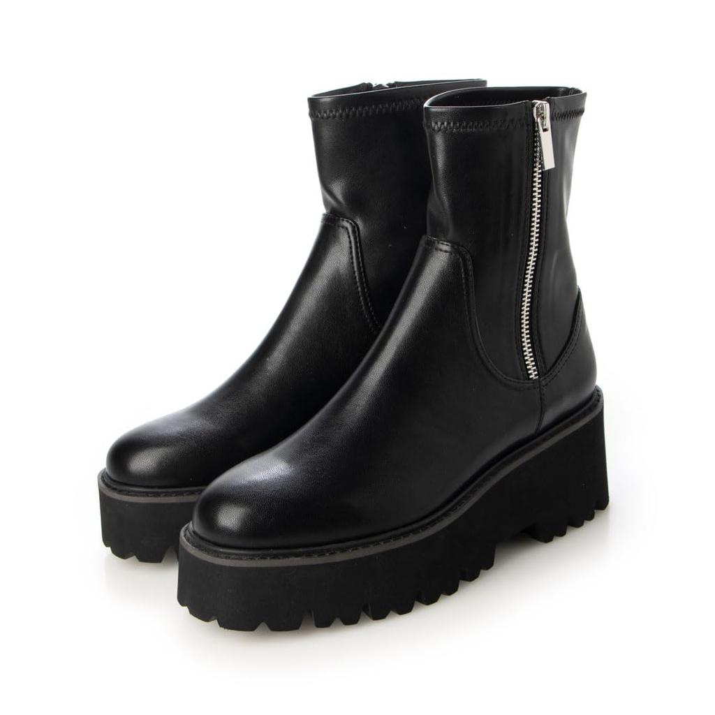 Evol Mode Stiefel, Dicksohlige Stretch-Stiefel mit Seitenreißverschluss