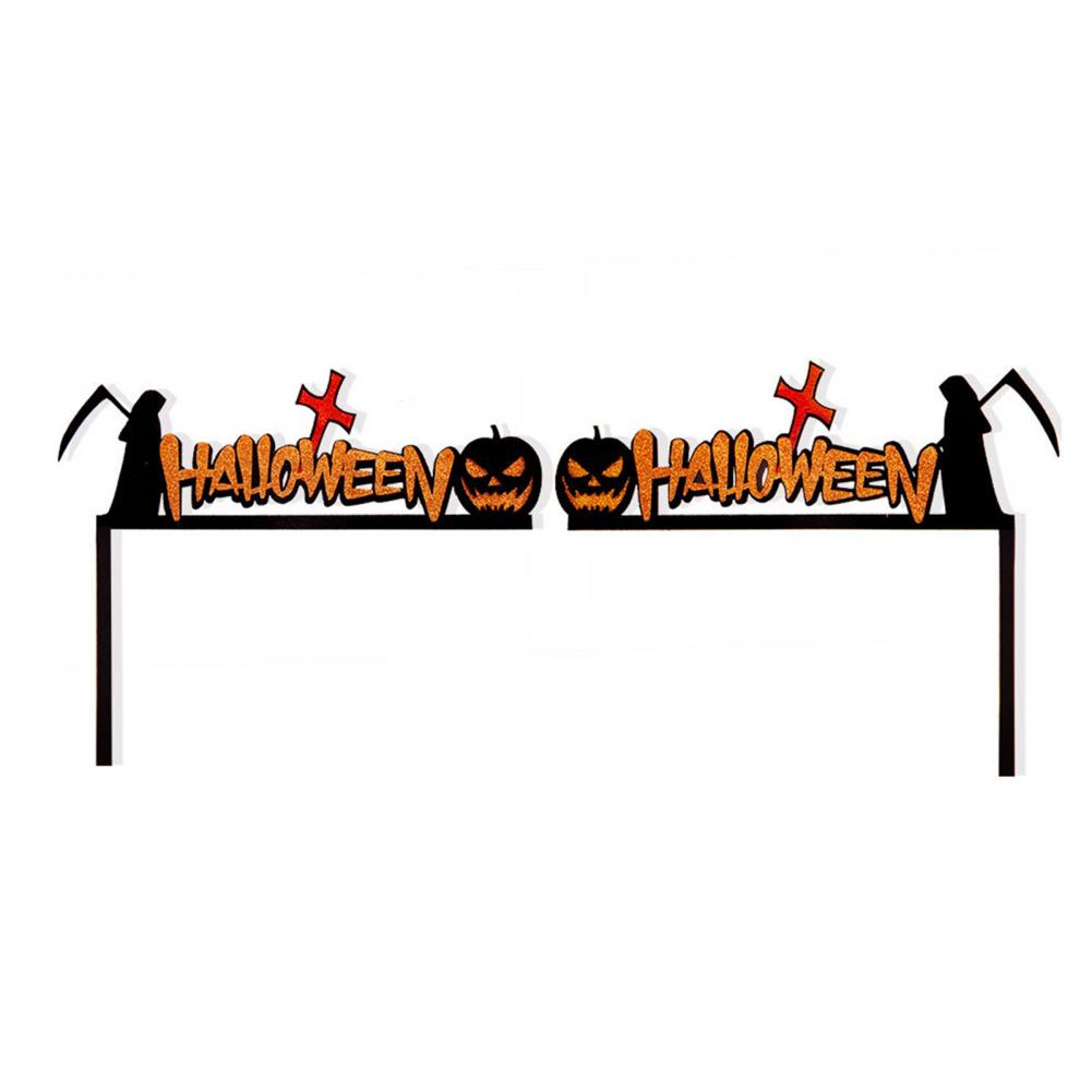 Door Corner Wooden Ornament Halloween Door Hanging Corners Sign Spooky Bat Spider Web Halloween Door Corner for Indoor