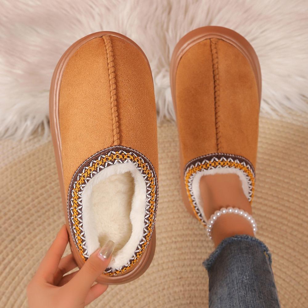 Pánské módní pantofle, pánské a dámské párové teplé pantofle, jednoduchý styl, bez dna, vlněná fleecová látka, látková podšívka