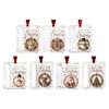 Clear Acrylic Christmas Tree Hanging Ornament with Holder for Holiday Home Decor