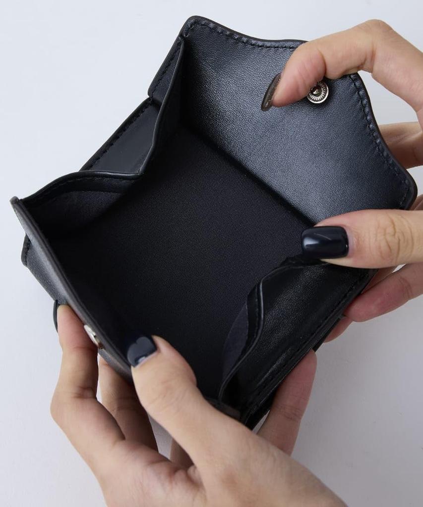 Thin Wallet Flap Folding Wallet Compact