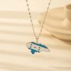 Hot Selling Creative World Maps Venezuela Dominican Paraguay National Flags Stainless Steel Jewelry Necklace Pendant