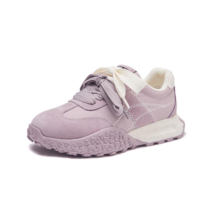 New Dad shoes for women, fashionable thick-soled sports single shoes