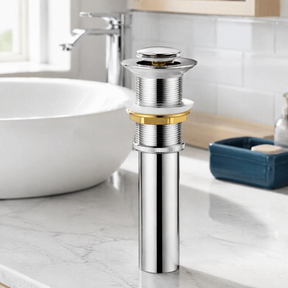 Electroplating Finish Basin Drain Plug Without Overflow Sink Drain Strainer Drainer Vanity Drain