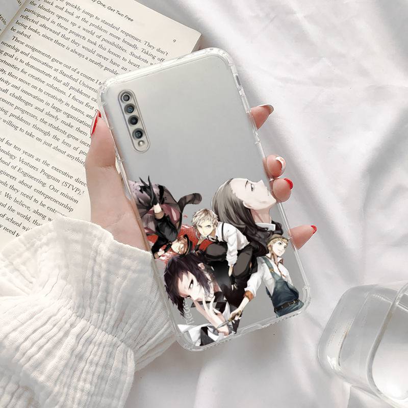 Bungou Stray Dogs Dazai Osamu Anime Phone Case Transparent for Xiaomi Redmi Note X F Poco 10 11 9 7 8 3 I T S Pro Cover Shell