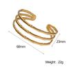Waterproof Luxury Simple Small Fresh Ins Wind Bamboo Bracelet, Simple and Versatile Personality, High-end Gold-plated Stainless