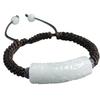A-Grade Natural Jade Carved Fortune Bracelet with Handwoven Rope - Unisex