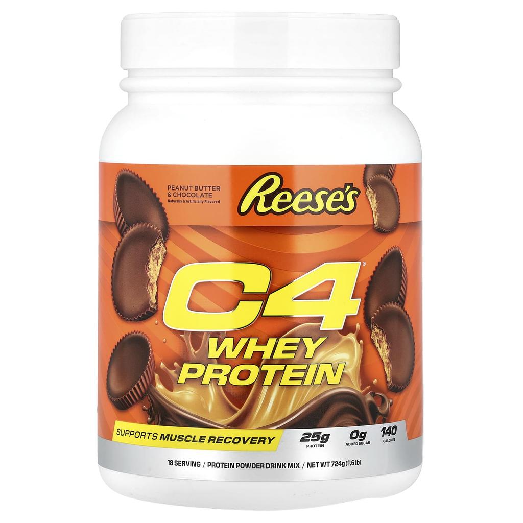 C4 / Cellucor, C4® Syrovátkový protein, Rease'S Arašídové máslo a čokoláda, 724G (1,6 lb)
