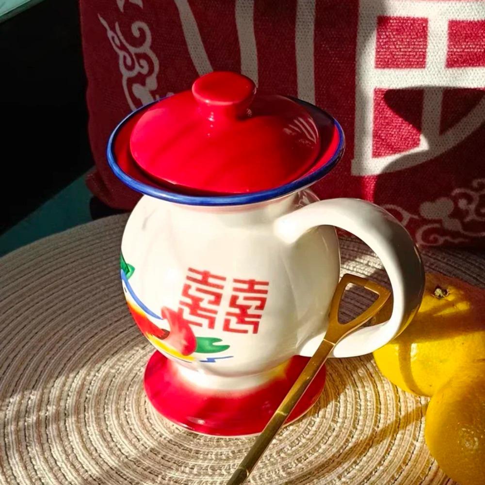 Ceramic Chamber Pot Mug 350ml Coffee Cup Funny Spittoon Cup  Wedding Gifts