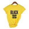 Black No No Cream Letter Print Summer Women T Shirt Harajuku Casual Short Sleeve Female