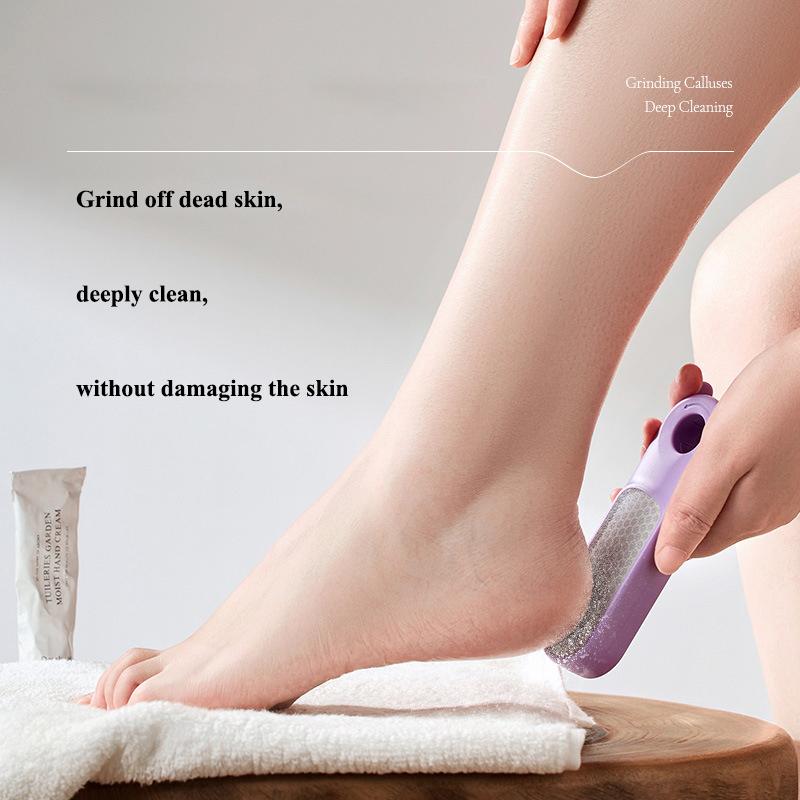 2 In 1 Hand Foot File for Removing Dead Skin Scrubbing the Gaps Between the Toes Pedicure Nano Glass Foot Grinder Foot Care Tool