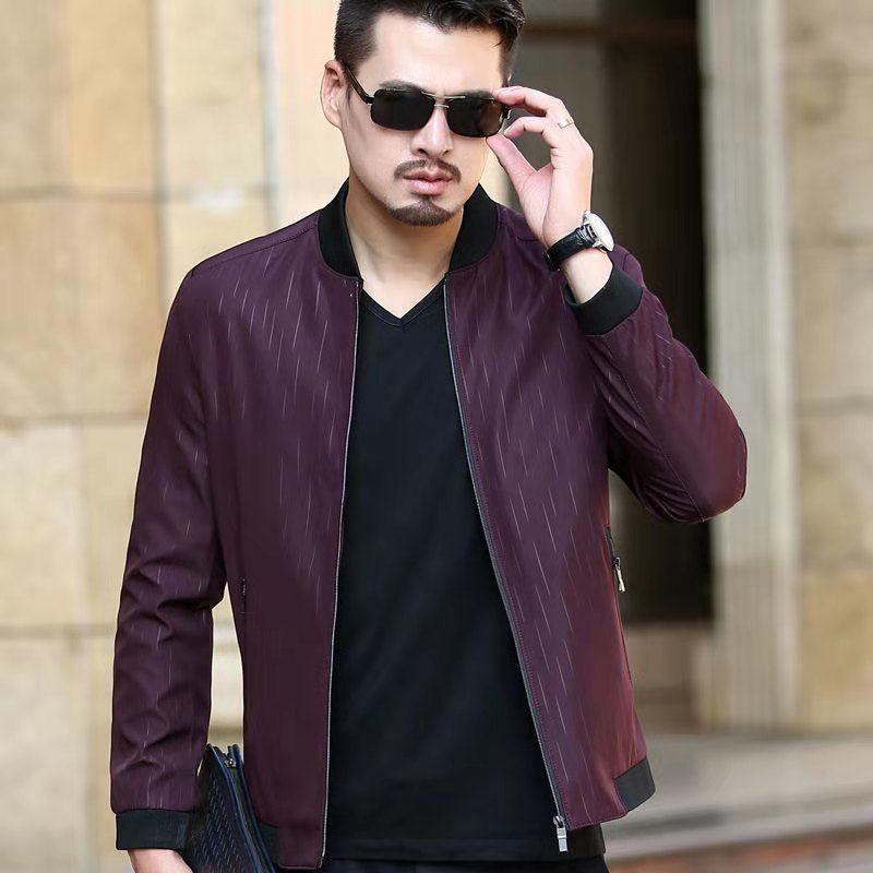 New Men's Spring & Autumn Casual Jacket - Middle-Aged Dad's Wear-Resistant, Loose Lapel Button Top