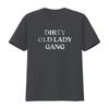 Womens Dirty Old Lady Gang Funny Mud Run 4 Wheeling T Shirt Black 2XL vintage Washed designer clothes Breathable Stretched