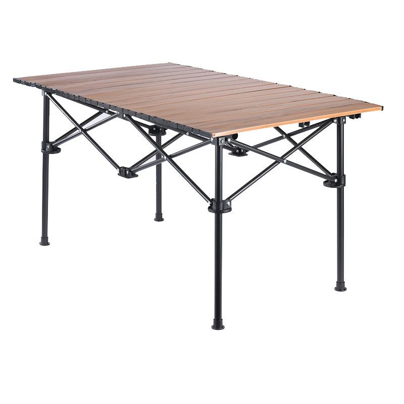 Outdoor Camping Equipment Nylon Folding Desk 50-80CM Height Adjustable Lifting Table