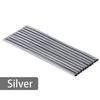 10pcs Car Accessories Colorful  DIY Interior Air Conditioner Outlet Vent Grille Chrome Decoration Strip Silvery Styling
