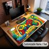 Fantasy Adventure Theme Custom Mouse Pad Personalized With Name Text Customized Desk Mat For Office Home Decor