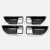 For Toyota Highlander -2024 Carbon Fiber Inner Car Door Handle Bowl Cover 4p